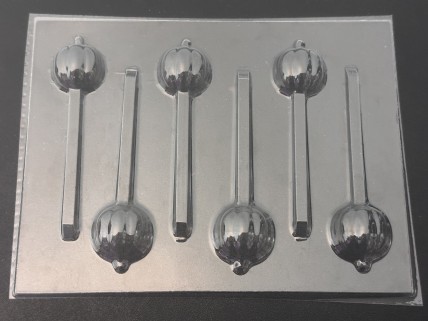 7070 Pumpkin Thanksgiving or Halloween Chocolate or Hard Candy Lollipop Mold 7070 Pumpkin Thanksgiving or Halloween Chocolate or Hard Candy Lollipop Mold